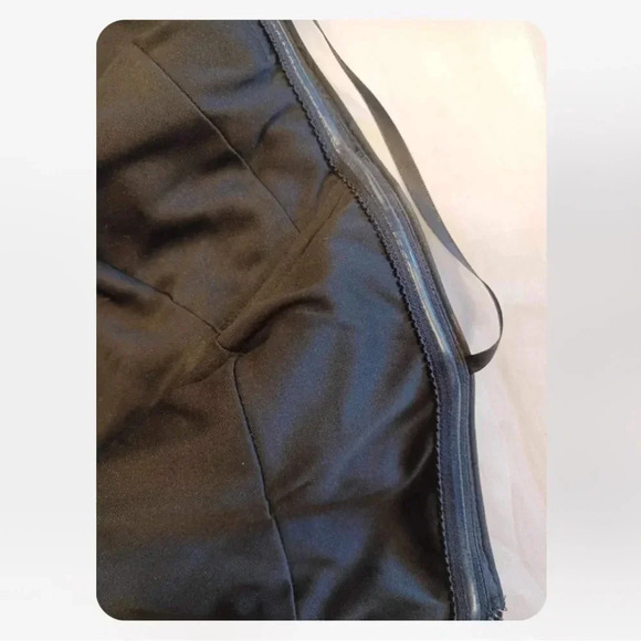 Adrianna Papell Hailey  Black & Silver Hi Lo Dress Size 5/6 - Picture 12 of 12